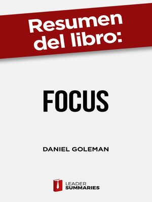 cover image of Resumen del libro "Focus" de Daniel Goleman
